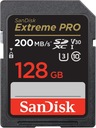 SanDisk 128GB 200MB/s 4K Movie Vysokorýchlostná SD karta SDXC