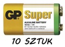 GP Super Alkaline batéria 9V 1604A 6LR61 10 ks.