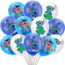 18ks/sada 12 Inch Lilo and Stitch Birthday Balo