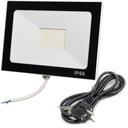 Halogénový LED reflektor 20W 2200lm STUDENÝ + KÁBEL