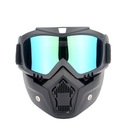 Moto okuliare prilba s maskou Anti-fog Winter Spo