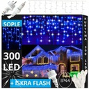 SOPLE 300 LED VONKAJŠIE LAMPY IP44 PEVNÉ + ZÁBLESKOVÁ ZÁCLONA HRUBA