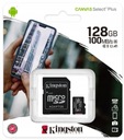 Micro SDXC karta Kingston Canvas Select Plus 128 GB