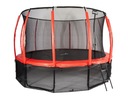 Záhradná trampolína Jumpi 435cm/14FT Maxy Comfort Plus červená s vnútorným priestorom