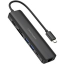 HUB USB-C HDMI 4K 60Hz USB 3.0 LAN Dell HP Lenovo