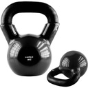 ČIERNA LIATINA KETTLEBELL VINYL S POKRYTÝM 8KG HMS