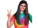 Hippie parochňa s vrkočovým prestrojením Hippie