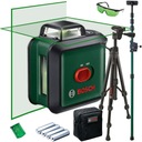 Zelený krížový laserový laser PLL 360 Bosch set