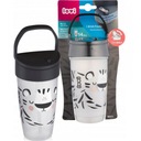 LOVI ACTIVE SALT&PEPPER Pohár so slamkou 350ml