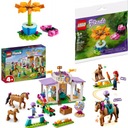 SADA LEGO FRIENDS 41746 VÝCVIK KONÍ + ZADARMO LEGO 30417 ZÁHRADNÝ KVET