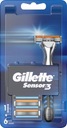 GILLETTE SENSOR3 holiaci strojček na holenie - 6 NOŽIEK