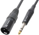 XLR signálový kábel (m) - Jack 6,3mm stereo 8m