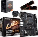 GIGABYTE A520M S2H + RYZEN 5 5600G + 32 GB 3200 MHz