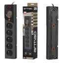 ARMAC Z5 POWER STRIP BLACK 3M 5X 230V 10A, domáca predlžovačka