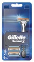 Holiaci strojček Gillette Sensor Blue3 + 6ks BLUE kartuší