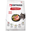 ONTARIO MAČKA STERILIZOVANÉ JAHŇAČKO 2 Kg.