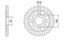 Cht zadné ozubené koleso 803 56 Suzuki Vl 125 Intruder 00