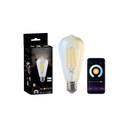 SMART LED žiarovka 7W E27 WW-CW FILAMENT Wi-Fi TUYA