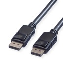 Kábel DisplayPort DP-DP TPE M/M 4K, čierny, 1,5 m