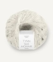 Mohérová priadza s hodvábom Tynn Silk Mohair 1199 korenie soľ Sandnes Garn