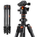 ULTRALIGHT K&F CARBON TRIPOD 162CM K254C2 TRIPOD uhlíkové vlákno