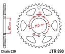 JT ZADNÉ OZNAČENIE 4675 45 KTM 125 DUKE 14-18, 390 DUKE/RC 13-18 (REŤAZ 520)