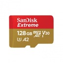 Pamäťová karta SanDisk microSDXC Extreme 128GB A2 C10 V30 UHS-I U3