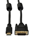 Akyga AK-AV-13 DVI-D (M) (24+1) - HDMI (M) adaptérový kábel 3m čierny