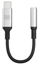 USB-C audio adaptér - Jack 3,5 mm 3mk DAC Black