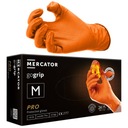 Nitrilové rukavice Mercator VERY STRONG GOGRIP ORANGE Orange M 50 ks