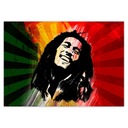 Nálepky A4 LEVEL Bob Marley Reggae