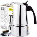 KÁVOVAR Espresso kávovar 100ml Oceľ INOX INDUKČNÝ PLYN MAESTRO