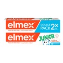 elmex Junior zubná pasta pre deti 6-12 rokov, dvojbalenie, 2 x 75 ml