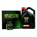 MOTUL 5100 10W40 4L olej + vzduchový olejový filter Suzuki GSF 650 1250