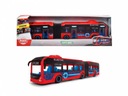 Dickie Toys: Kĺbový autobus Volvo City Red 40 cm