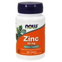 NOW FOODS ZINC GLUKONATE 50 mg 100 tabliet