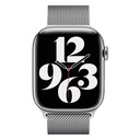 STRIEBORNÝ NÁRAMOK NÁRAMOK na APPLE WATCH 38 40 41mm