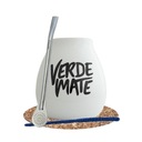 Set Verde Yerba Mate Matero / Calabash + Bombilla