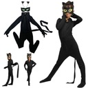 DETSKÝ OUTFIT BLACK CAT VERAL KROJOVÁ MASKA ČIERNA CAT 98-110