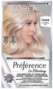 LOREAL Preference Le Blonding Coloring toner 01 blond platinum ice