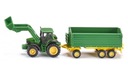 Siku JOHN DEERE TRACTOR TOY s prívesom SKVELÉ