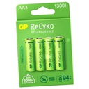 Batérie GP ReCyko+ R6 AA 1300mAh - 4 kusy BL