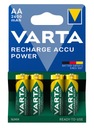 4x VARTA 2600 mAh R6/AA BATÉRIE NABITÉ