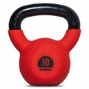 Thorn+Fit 10kg liatinový kettlebell s pogumovaným povrchom