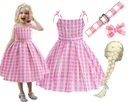 BARBIE Outfit DISPOSSIBLE kostýmové šaty pre dievča + parochňa 134 140 L