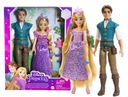 BÁBIKA PRINCEZNÁ RAPUNZEL v krásnych šatách + sada 2 bábik FLYNN RIDER