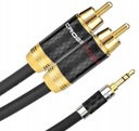 Kábel 3,5mm stereo jack - 2x RCA Klotz 1,5m