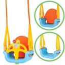 WOOPIE 3v1 Bucket Swing Seat Rovné stúpajúce závesné modré