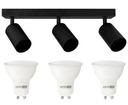 Stropné svietidlo bodové lištové svietidlo + 3x LED GU10 6W