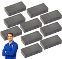 Feritový magnet Silný 50x15x5 mm 10 ks Obdĺžnikové neodymové magnety